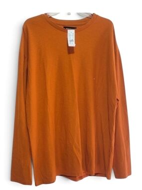 PacSun - Medium Long Sleeve Crewneck Shirt - Rust Orange